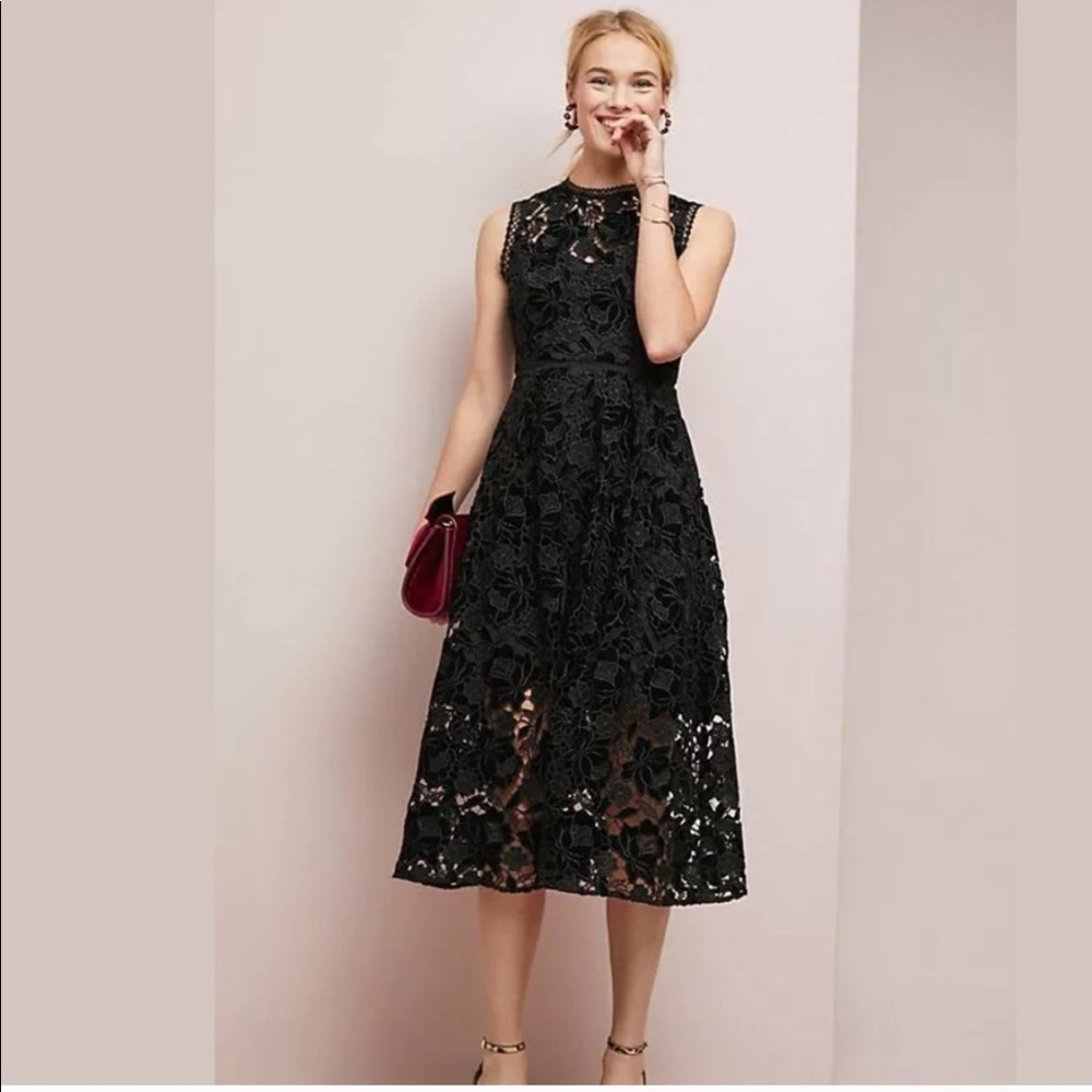 Anthropologie Shoshanna Glenngarry Lace Dress